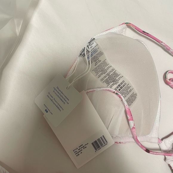 BNWT GANNI Floral String Halter Bikini (top + bottom) - Picture 8 of 11